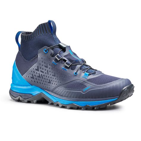 quechua schoenen voor fast hiking heren fh blauw decathlon