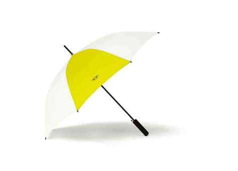 mini paraplu wit geel collectie