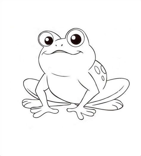 frog shape templates crafts colouring pages   frog