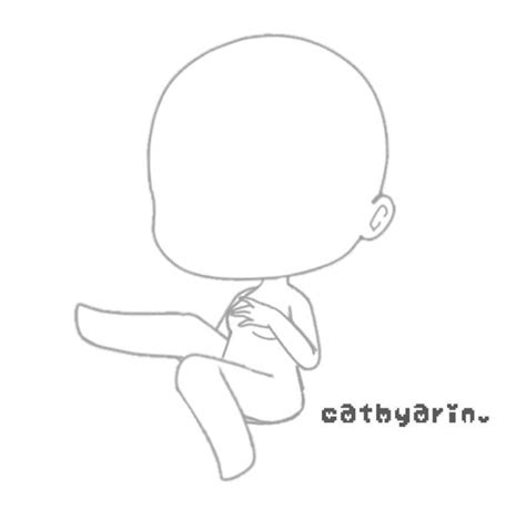 base by cathyarin in instagram 💞 desenho de poses base de desenho