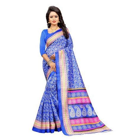 Triweni Fancy Bhagalpuri Silk Saree 6m Rs 250 Piece Vk Trendz Id