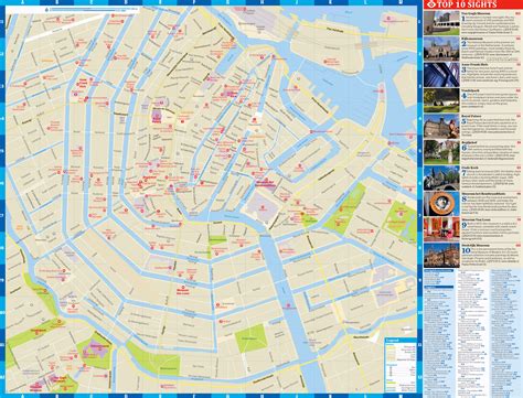 Maps Of Amsterdam Detailed Map Of Amsterdam In English Maps Of