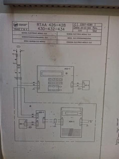 hvac chillers heatpump trane chiller air cooled control wiring diagram rtaa series