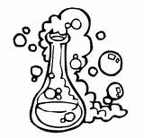 Science Cliparts Beaker Coloring Pages sketch template