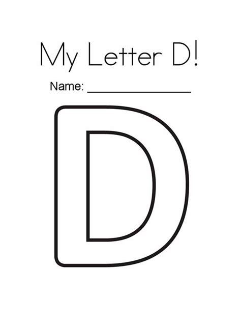 printable letter  outline
