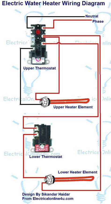wiring  electric water heater