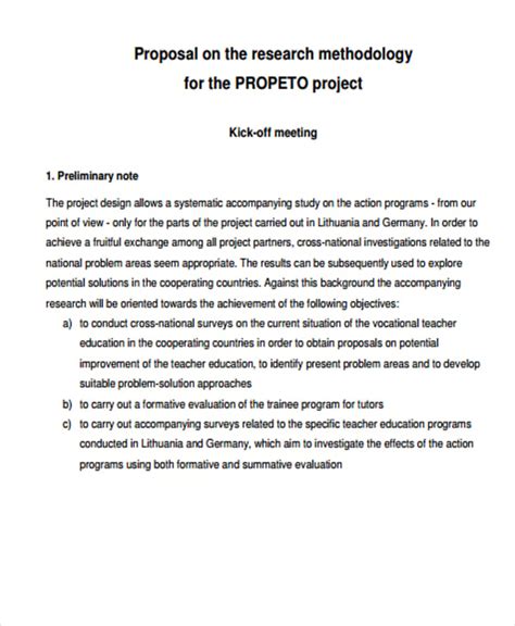 project proposal samples word