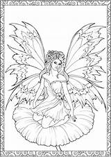 Coloring Pages Printable Adults Fairy Adult Fairies Para Book Colorir Fadas Desenhos Dover Beautiful Color Sheets Fada Pintar Publications Coloriage sketch template