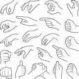 Hand Drawing Hands Gesture Illustration Cartoon Line Vector Draw Reference Drawings Collection Figure Easy Tips Istockphoto Illustrations Choose Board Stock sketch template