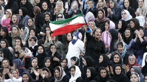 Iran S Women Football Fans Dream Of A Return To The Terraces Bbc News