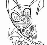 Coloring Pages Scary Drawing Creepy Halloween Cool Alien Pasta Adults Printable Eyes Getcolorings Rabbit Clipartmag Disney Drawings Creepypasta Print Color sketch template