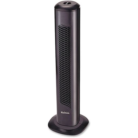 holmes oscillating tower fan  speed black ld products