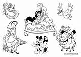 Disney Coloring Pages Characters Walt Color Kids Family Colouring Printable Fun Junior Print Cuties Its Popular Library Clipart Girls Coloringhome sketch template