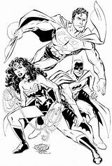 Maravilha Superman Batman Byrne Homem Wonderwoman Imagem Trinity Draws Muita Risco Bacana Esses Fantásticos Tem Poplembrancinhas sketch template