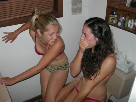 happy embarrassed girls in the bathroom via r groupsgonewild girls flashing sorted by