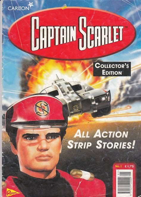 boys adventure comics captain scarlet collectors edition