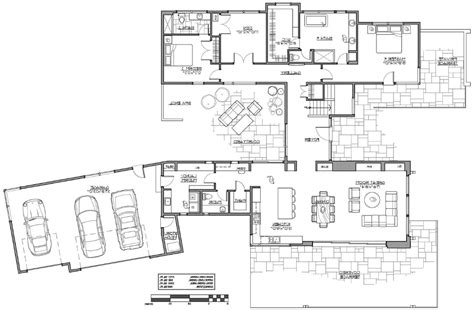 ultra modern  shaped house plan courtyard house plans house plans house design