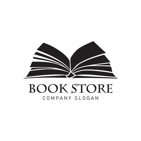 bookstore logo vector art icons  graphics
