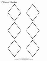Rhombus Shapes Stencil Timvandevall Peicing Pdfs Stencils Piecing sketch template