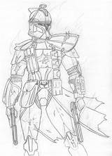 Clone Trooper Wars Star Drawings Arc Pages Coloring Drawing Commander Man 501st Cody Kuk Template Deviantart Sketch Order First Getdrawings sketch template