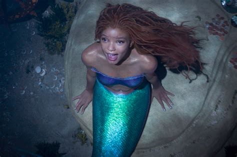 the little mermaid star halle bailey on racist backlash to ariel