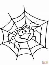 Spider Coloring Pages Eensy Weensy Bitsy Itsy Wincy Incy Color Book Template Super Supercoloring sketch template