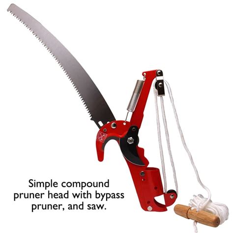 manual pole pruners  loppers  tree trimming dengarden