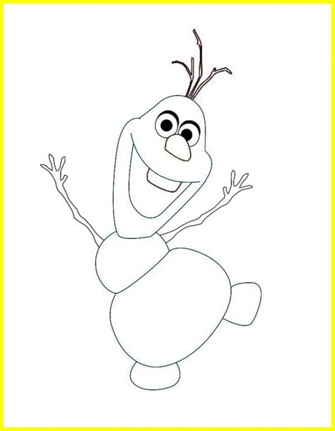frozen olaf coloring pages  getdrawings