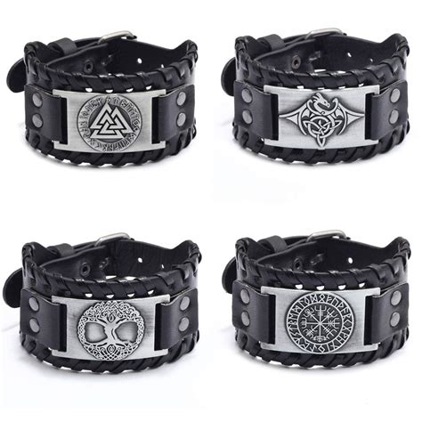 buy jewpark 4pcs viking bracelet set nordic scandinavian talisman