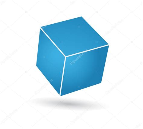 blue cube stock vector  burakowski