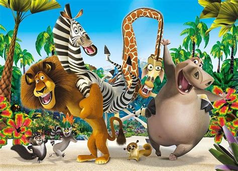 madagascar  pieces play jigsaw puzzle    puzzle factory