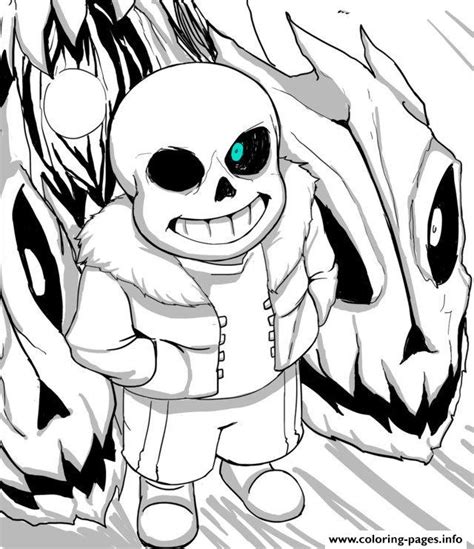 cool undertale  aoshi coloring page printable