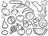 Obst Malvorlage Obstsalat Gemuese Ausdrucken Gemüse Malen sketch template