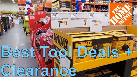 Best Tool Deals Clearance Walkthrough Home Depot Youtube