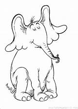 Horton Coloring Seuss Dr Pages Hears Who Characters Printable Book Kids Color Cat Print Elephant Getcolorings Info Worksheets Fun Para sketch template