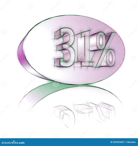 percent    illustration  rendering stock illustration illustration  green