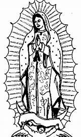 Virgen Guadalupe Clipartmag Pintarcolorear Dibujoscolorear Las sketch template