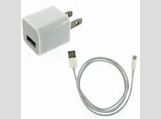 AC Charger+8 Pin to USB Data Cable for iPhone 5 iPod Touch 5 Nano 7