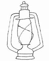 Coloring Pages Lantern Camping sketch template