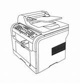 Impresoras Impresora Aparatos Escaneres sketch template