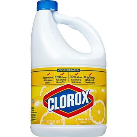 clorox bleach concentrated lemon fresh  fl oz  qt shop