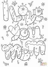 Coloring Pages Mom Printable Mommy Dad Mother Card Grandma Color Print Thank Kids Valentine Father Supercoloring Sheets Mothers Valentines Happy sketch template