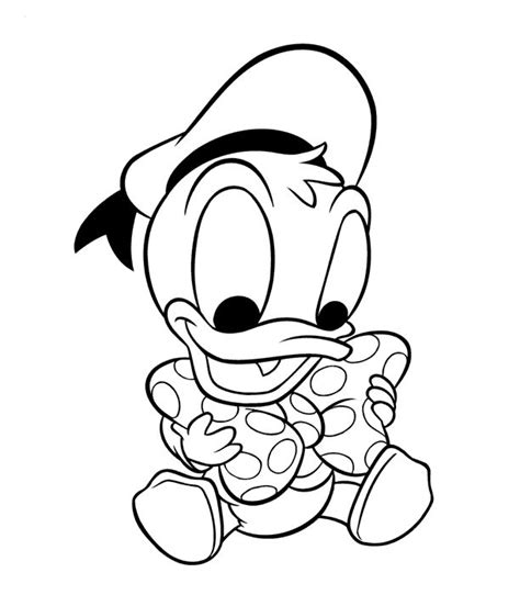 baby donald duck  coloring pages coloring pages