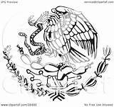 Mexican Eagle Snake Arms Flag Clipart Coat Cactus Illustration Eating Perched Showing Drawing Symbols Rey David Coloring Getdrawings Clipground 2021 sketch template