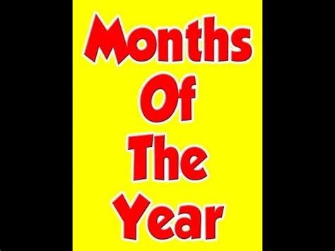 months   year   months     year nursery rhymes  months