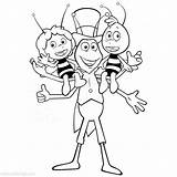 Bee Maya Coloring Pages Characters Xcolorings 794px 68k Resolution Info Type  Size sketch template