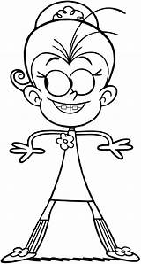 Loud House Coloring Pages Nickelodeon Luan Template sketch template