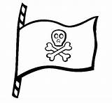 Flag Coloring Pirate Roger Jolly Pages Colorear Coloringcrew Gif Pirates Flags sketch template