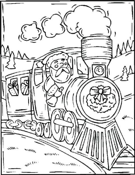 christmas train coloring pages train coloring pages coloring pages