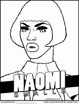 Chad Chadsellcomics Cartoonist Naomi sketch template